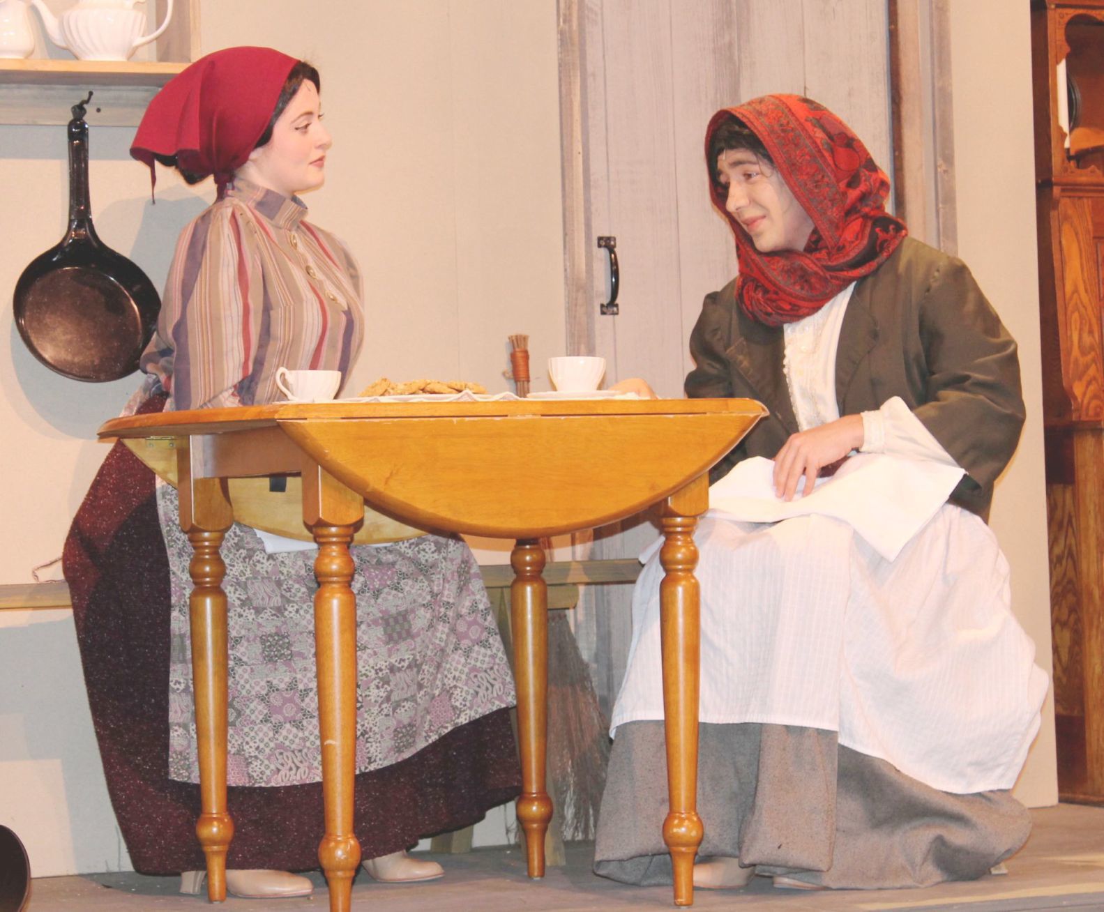 Hatching a plan in Golde's kitchen